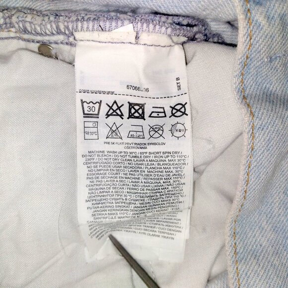 Mango MNG Light Wash Denim Jeans Size 4 - Picture 10 of 13